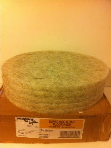 19&#034; niagara 3700n super hog&#039;s hair  floor pads maintenance pad 5/case stripping for sale