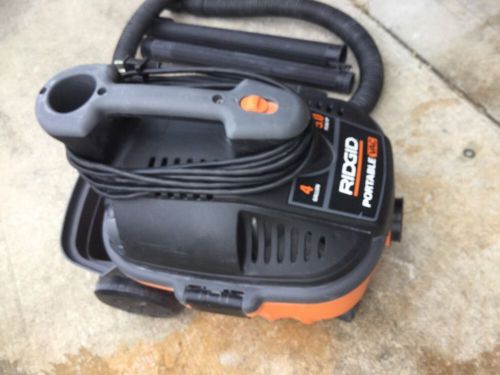 NEW Ridgid WD4070 4 Gallon Portable Wet/Dry Vac