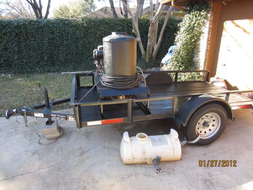 Power Washer on a trailer