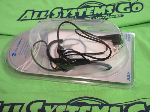 Motorola - 53863A - Radio Earpiece with Microphone - Open Box