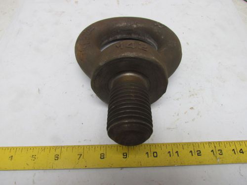 Eyebolt w/shoulder lifting drop forge carbon steel m42x2.5mm 58mm shank used for sale