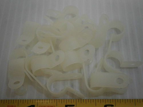 ICO RALLY cln Natural 3/8 Cable Wire clamp electrical hose nylon lot of 100 #354