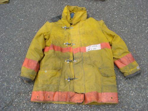 48X35 Big Jacket Coat Firefighter Bunker Fire Gear LION ....J292