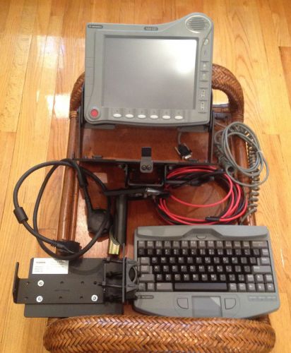 Motorola MW-520 Police Car Computer w/ Keyboard Screen and Mounts MDT Radio Fire