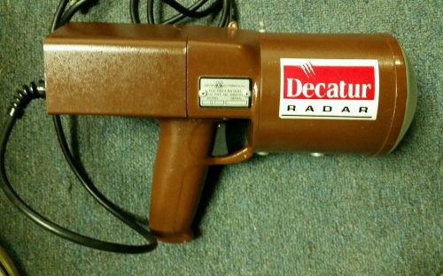 Decatur G-1 radar gun with case