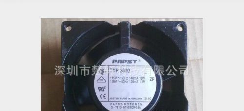 3600  ebmpapst 92*92*38MM 115V 140mA 12/11W All metal fan good quality