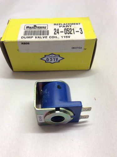 Manitowoc # 24-0521-3 coil dump valve 115 v