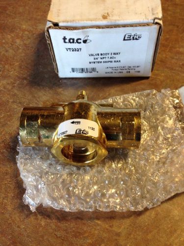 New t.a.c Valve Body 2 Way 3/4&#034; NPT 7.5Cv System 300PSI Max