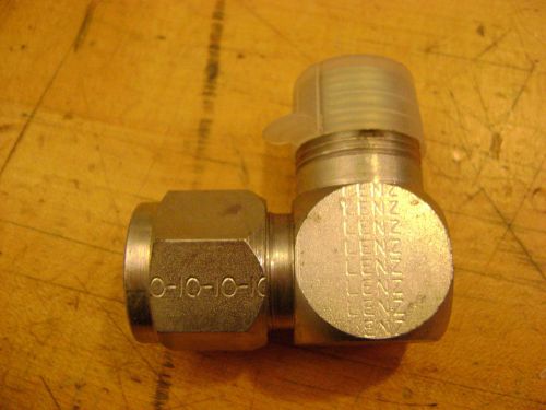 Lenz 5/8&#034; tube x 3/4&#034; NPT male elbow fitting  400-10-12