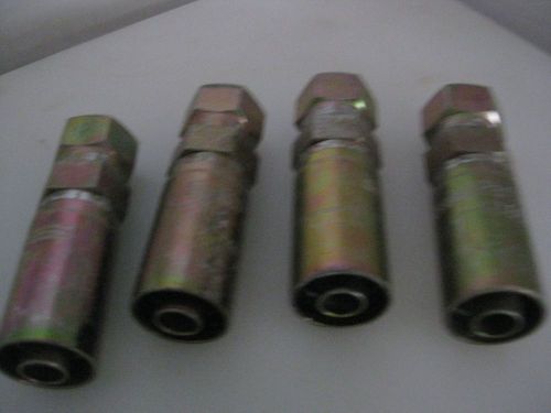 4 Parker Parflex Hydraulic Hose Fitting # 10655-8-8