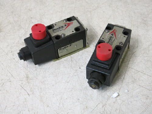 2 BROWN &amp; SHARPE QJ-005-C-10B1 DOUBLE A HYDRAULIC SOLENOID VALVE