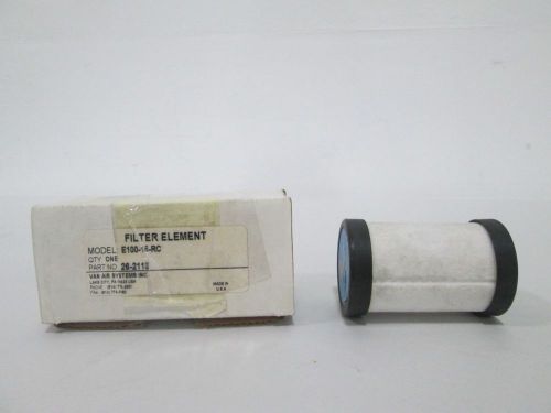 NEW VAN AIR E100-16-RC 26-2113 3 IN PNEUMATIC FILTER ELEMENT D288545