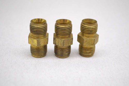 LOT 3 SWAGELOK 1/4 IN NPT BRASS FITTING D430668