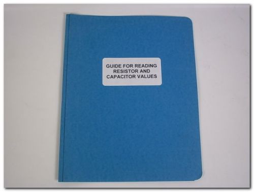 Kemet resistor and capacitor valves guide for reading original manual for sale