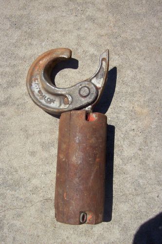 Columbus McKinnon Latch Lok Latchlok Hook # 11A Winch Rig Hoist Crane