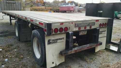 1995 transcraft flat bed trailer