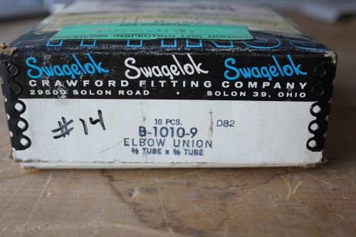 B-1010-9 Brass Swagelok Tube Fitting - New in Box!