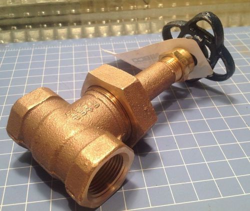 1 NEW NIBCO T-134 NL1M008 3/4&#034; NPT THREADED BRONZE GATE VALVE 150# SWP 300# CWP