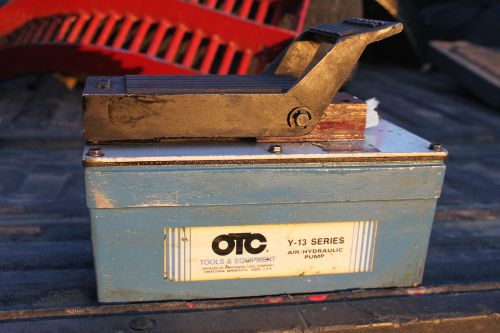 OTC Owatonna Tool Series Y-13 4020 AIR HYDRAULIC PUMP  Max. Capacity: 10,000 PSI