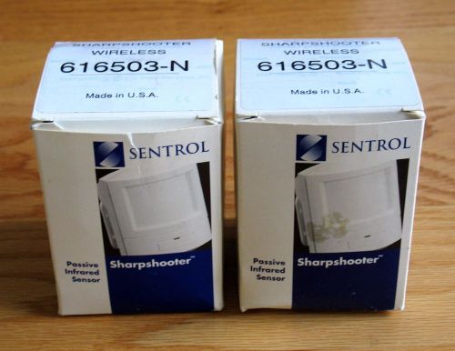 Lot of 2 - Sentrol Sharpshooter Wireless 616503-N Passive Infrared Sensor