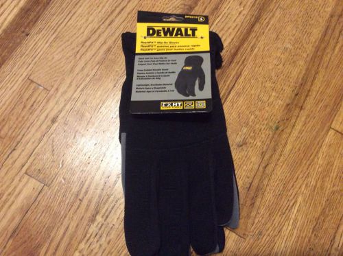Dewalt rapid fit slip on gloves for sale