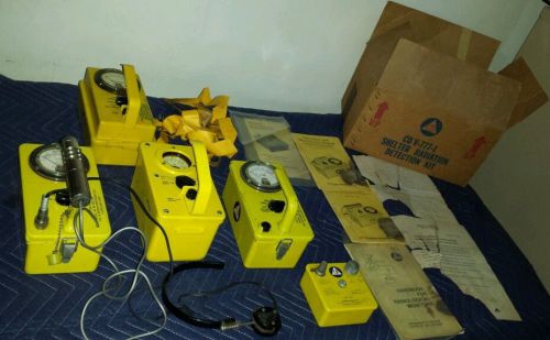 Victoreen Radiation Detector CDV-700 ,715 V-720, 710  V- 750 Geiger Counter Lot