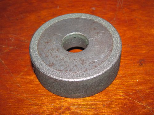 DIAMOND GRINDING WHEEL , 2 1/4&#034; O.D. , 3/4&#034; WIDE , 150 GRIT , AMPLEX