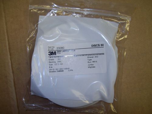 3M LAPPING FILM 268X 5&#034; 3MIC  50 PER PACK