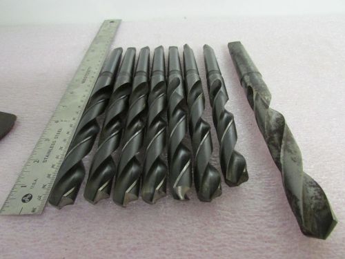 Drill bit-hss 25/32 china drill bits plus 1 large bit lot of 8 for sale