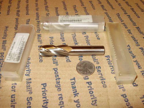 (2) MHC 5/8 X 1/2 X 1-3/8 X 3-3/8 M42 4 Flute centercut End Mill