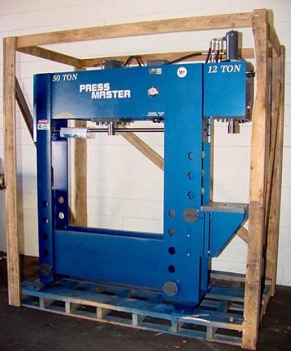 NEW PRESSMASTER COMBINATION 50 TON H-FRAME PRESS &amp; 12 TON BROACHING PRESS