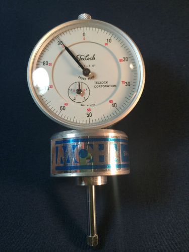 Teclock Dial Gauge Al-921 in Original Box Precise Measurement 1.0&#034;-.001&#039;