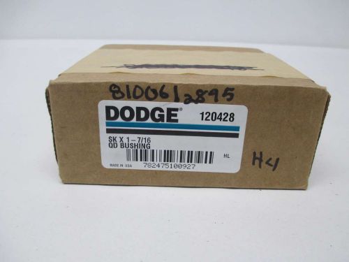 New dodge reliance 120428 sk x 1-7/16 qd bushing d349990 for sale