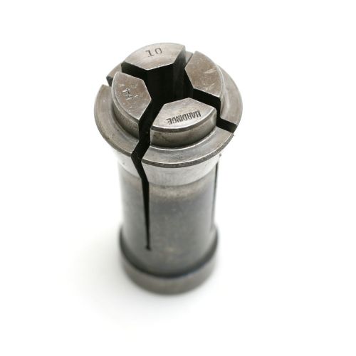 Hardinge #10 B&amp;S 1/4&#034; Square Stop Collet