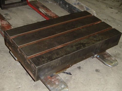 26&#034; x 14&#034; x 5.75&#034; steel welding 3 t-slotted table cast iron layout plate for sale