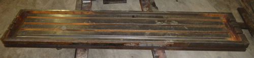 70&#034; x 10.5&#034; x 2&#034; steel t-slot table, 3 slot_tslot for sale