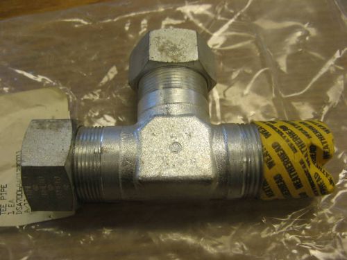 Weatherhead Ermeto Pipe to Tube Fitting Tee  1&#034; x 1.312