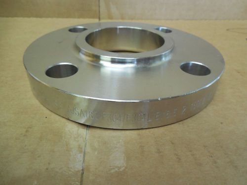 Shinsei 2&#034; Stainless S/S Slip-On 4-Bolt Flange 150lb 6&#034; OD F304/F304L B16.5