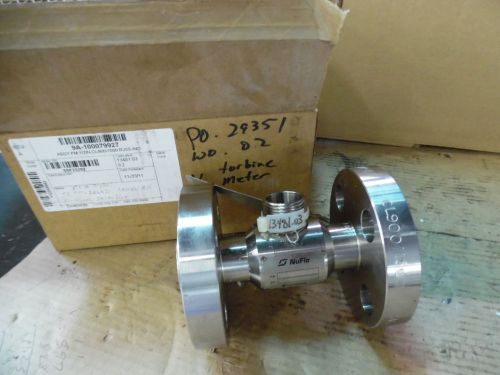 CAMERON 9A-100079927A NU FLO 1/2&#034; TURBINE METER, SN: .5SF23292, NEW- IN BOX