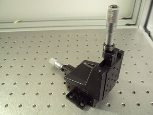 NRC NEWPORT MODEL 460 YZ 2 THREE AXIS POSITIONER 15mm NRC MICROMETERS