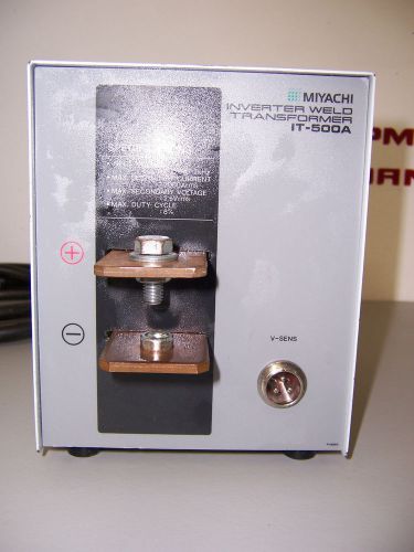 7225 miyachi it-500a inverter weld transformer for sale