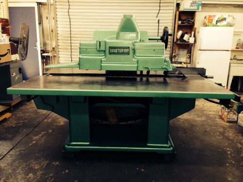 Mattison 404 straight line rip saw   model #: masterrip for sale