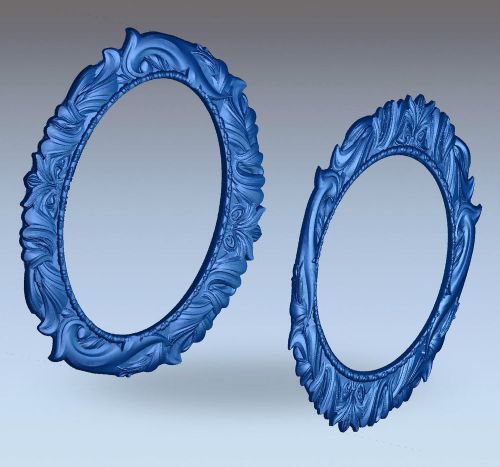 3d stl model for CNC Router mill two Frame