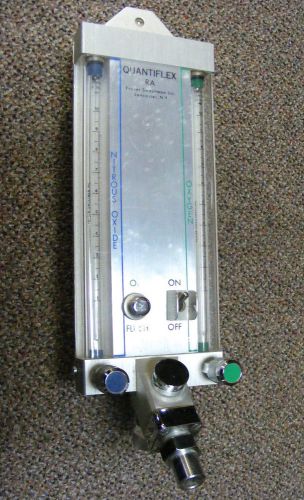 Fraser quantiflex ra nitrous oxide flowmeter mixer head dental n2o flow meter for sale