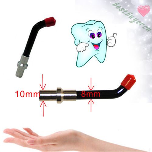 Curing light guide rod tip glass led tip black red *8mm*10mm use/dentistoptical for sale