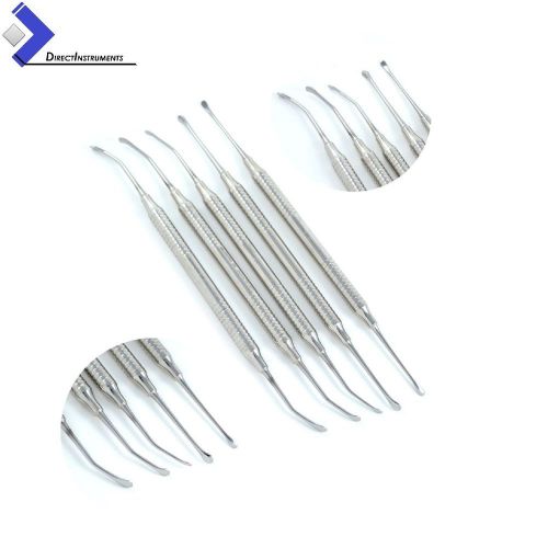 Sinus lift instrument elevator - set of 5 - hollow handle dental implant curette for sale