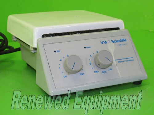 Vwr scientific model 370 ceramic top hot plate stirrer #1 (heat nost not work) for sale