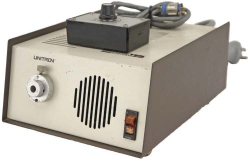 Imagetek unitron 120v 2.2a fiber optic microscope light source +variable remote for sale