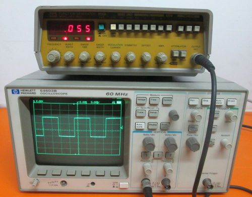 Hp hewlett packard 54603b oscilloscope 60 mhz for sale