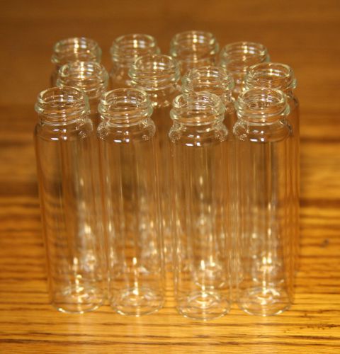 LOT OF 12 TALL 6 DRAM VIALS